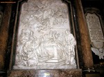 Relieve con la Asunción a los Cielos de la Virgen María. Basílica del Pilar. Zaragoza