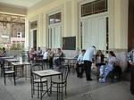Café en el Hotel Inglaterra. La Habana.