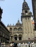 Puerta de las platerías de la catedral de Santiago de Compostela