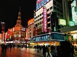 Shanghay de noche. China