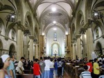 Interior de la Catedral de Manila. Filipinas
