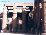 Detalle de templo en Luxor - Egipto