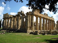 Templo de Zeus en la antigua Cirene. Libia.