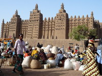 Mezquita en Mali.