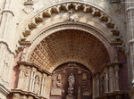Pórtico de la catedral. Palma de Mallorca.