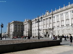 Palacio Real desde la Plaza de Oriente. Madrid.