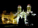 Catedral de Ceuta de noche