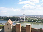 Puente nuevo sobre el Danubio. Bratislava.