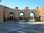Arcos en la Mezquita de Hassan II en Casablanca