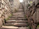 Escaleras en el Machu Pichu.