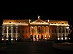 Vista nocturna del Teatro Nacional - Lisboa