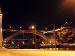 Puente de San Luis de noche. Oporto
