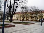 Plaza en Vilna. Lituania.