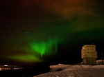 Aurora boreal en Kiruna.