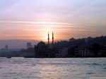 Puesta de sol en el Bosforo - Turquía
