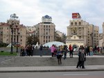 Plaza Nezalezhnosty de Kiev. Ucrania