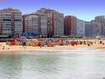 Vista panorámica de Gijón.