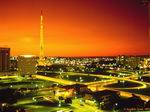 Torre de la televisión de noche. Brasilia