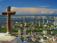 Vista de Cartagena desde La Popa.