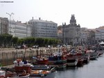 Puerto pesquero de La Coruña.