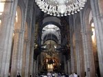 Nave central de la Catedral de Santiago.
