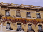 Detalle de la fachada del Hotel Hermitage.