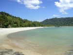 Playa en Malasia