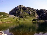 Lago en Picos de Europa. Asturias. España