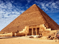 La gran pirámide. Egipto.