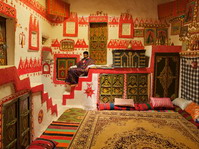 Tienda de artesanía en Libia.