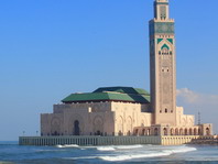 Mezquita de Hassán II en Casablanca. Marruecos.