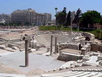 Teatro romano de Alejandría. Egipto.