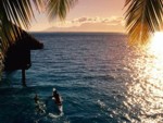 Atardecer en Tahití