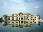 Estanque del Palacio de Bellvedere. Viena. Austria
