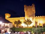 Vista nocturna del Castillo de Oropesa - Toledo