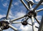 Detalle del Atomium. Bruselas. Bélgica.