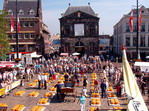 Mercado de quesos en Gouda. Holanda.