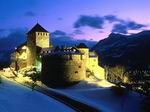 Castillo en Vaduz. Liechtenstein.