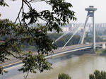 Puente sobre el Danubio. Bratislava.
