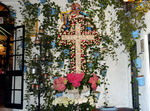 Cruz de mayo en Málaga, España.