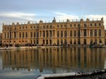Vista posterior del Palacio de Versalles - Francia