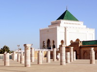 Mausoleo de Mohamed V. Rabat.