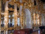Espejos en Salón del Palacio de Catalina la Grande. San Petesburgo