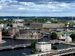 Vista de Estocolmo desde el Ayuntamiento.