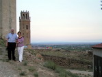 Antonio y Victoria en Seo Vella de Lleida